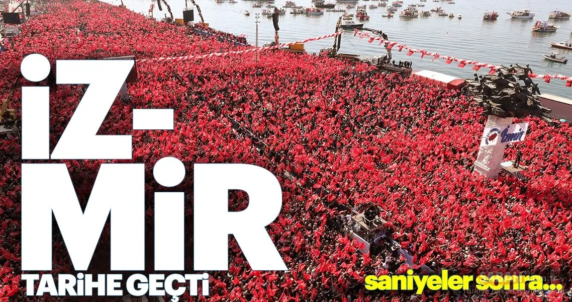 Ak Parti Ve Mhp Nin Izmir Mitinginde Cosku Tavan Yapti Iste Gundogdu Meydani Ve Cumhur Ittifaki Fotohaber Gundem