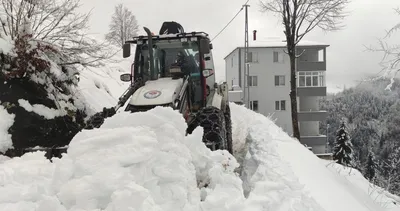 Trabzon’da kar mesaisi