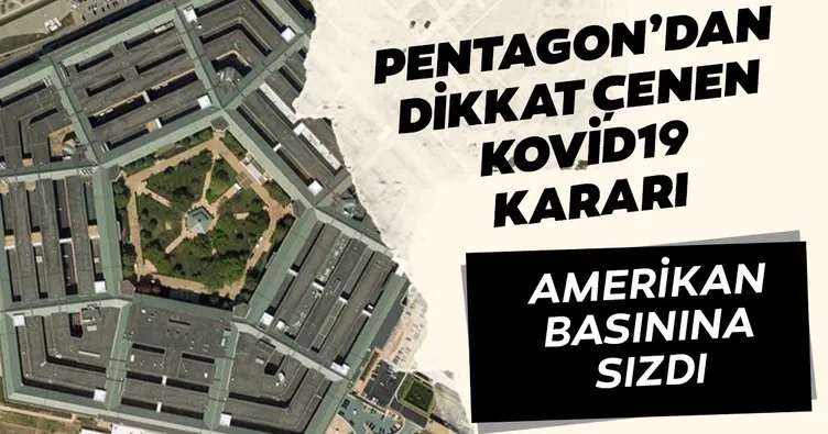 Pentagon, Kovid-19’dan hastanelerde tedavi görenleri askere almayacak