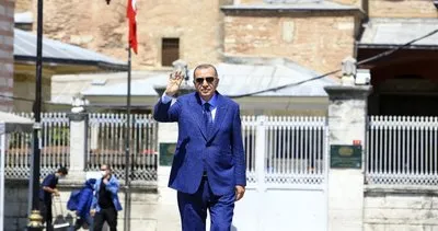 Başkan Erdoğan cuma namazını Ayasofya-i Kebir Cami-i Şerifi’nde kıldı