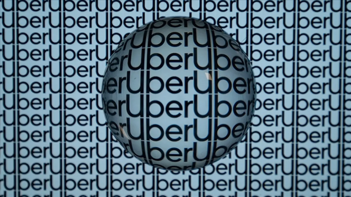 Uber ve Getir logoları yan yana