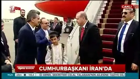 Cumhurbaşkanı Erdoğan İran'da