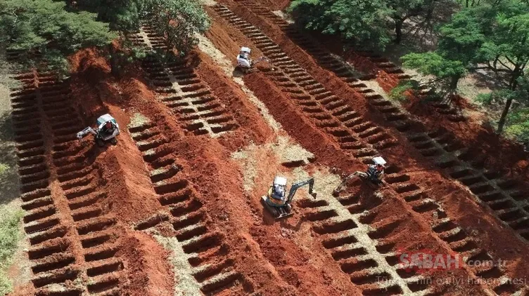 Son dakika! Brezilya'da toplu mezarlar açılıyor! Devlet Başkanı karantinayı eleştirmişti