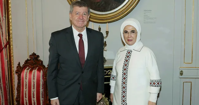 Emine Erdoğan, BM Genel Sekreter Yardımcısı Ryder’ı kabul etti Emine Erdoğan, BM Genel Sekreter Yardımcısı Ryder’ı kabul etti