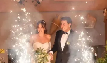 Güldür Güldür’ün sevilen oyuncusunun mutlu günü! Burak Topaloğlu ile Ezgi Tanır evlendi!