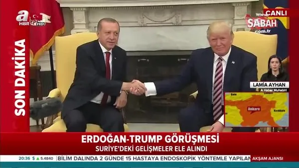 Başkan Erdoğan ile Trump görüştü