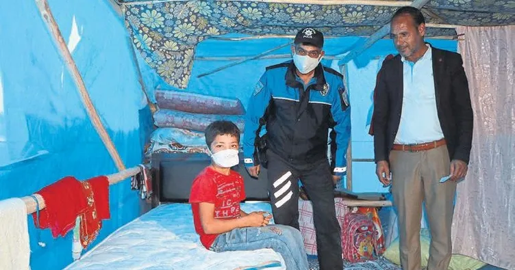 Mevsimlik işçiler yataklarına kavuştu