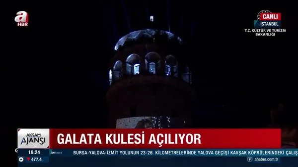 Galata Kulesi yeniden açılıyor | Video