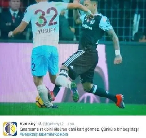 Fenerbahçelilerden Cüneyt Çakır’a sarı kart tepkisi!