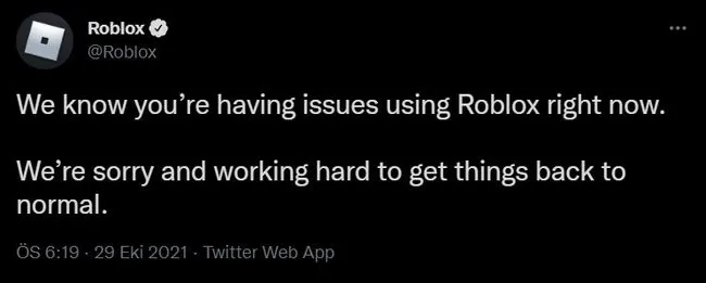 Roblox neden açılmıyor, ne zaman düzelir? Roblox çöktü mü? Roblox
