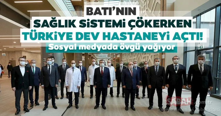 Türkiye’nin dev kapasiteli yeni Başakşehir Şehir Hastanesi sosyal medyada trend oldu!