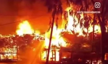 Olympos’taki ağaç evler kinci kez tamamen yandı