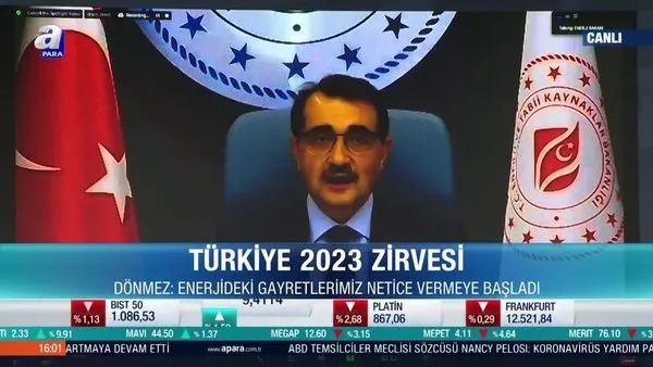 Enerji ve Tabii Kaynaklar Bakanı Fatih Dönmez'den 3. Türkiye 2023 Zirvesi'nde önemli açıklamalar | Video