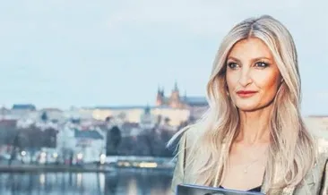 Çek mankene komşudan destek