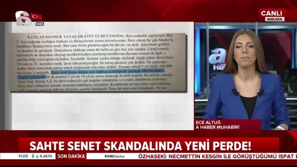 CHP/HDP/İyi Parti Ankara adayı Mansur Yavaş'ın sahte senet skandalında flaş gelişme!