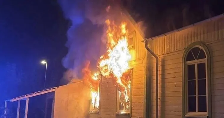 İsveç’te cami alevler içinde kaldı: Kundaklama ihtimali soruşturuluyor