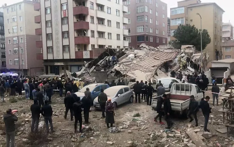 Son dakika haberi: İstanbul Kartal’da bina çöktü! İşte olay yerinden kareler