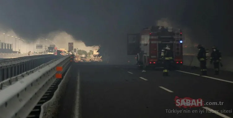Bologna Havalimanı yakınında büyük patlama