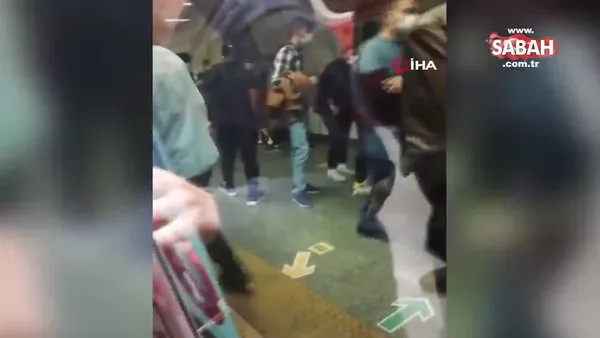 İstanbul'da Şişli metrosunda rayların arasına düşen genç kız yaralı kurtuldu | Video