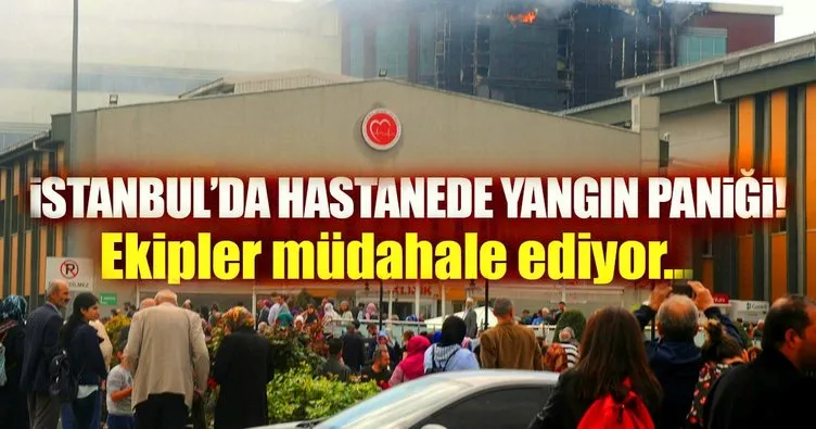 İstanbul’da hastanede yangın!
