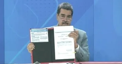 Canlı yayında imzaladı! Maduro: Dostum Erdoğan’a selamlarımı iletiyorum...