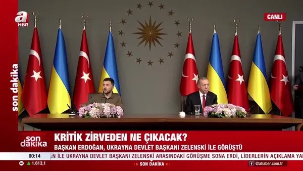 SON DAKİKA | İstanbul'da Başkan Erdoğan-Zelenskiy görüşmesi! Kritik zirve sonrası liderlerden ortak açıklama | Video