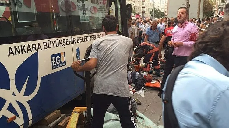 Ankara’da otobüs durağa daldı: Çok sayıda ölü var!