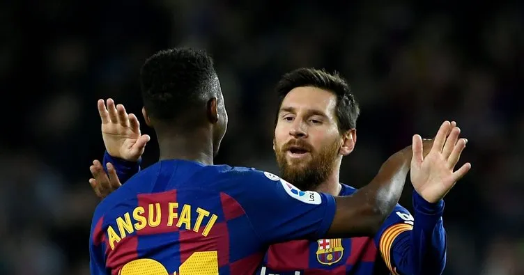 Barcelona Ansu Fati ve Messi ile galip geldi! Barcelona Levante maçına Fati damgası