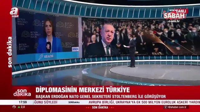 Başkan Erdoğan, NATO Genel Sekreteri Stoltenberg'i kabul etti | Video