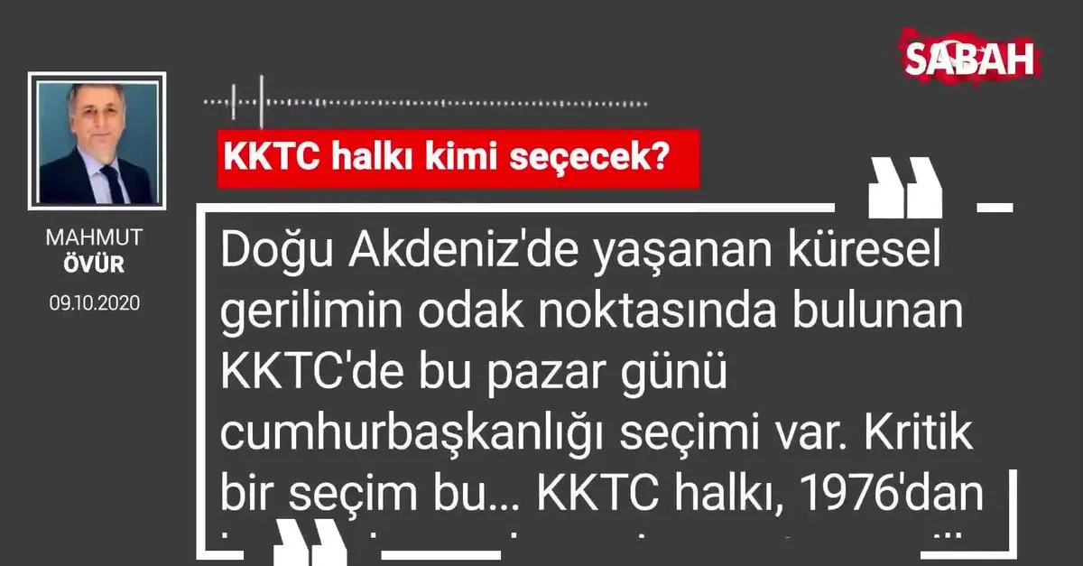 Mahmut Ovur Kktc Halki Kimi Sececek Videosunu Izle Sabah Tv