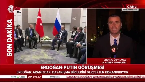 Başkan Erdoğan'ın Putin ile görüşmesinden ilk detaylar