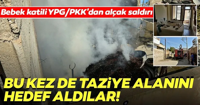 Bebek katili YPG/PKK’dan alçak saldırı! Bu kez de taziye alanını hedef aldılar