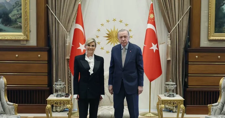 Başkan Erdoğan eski Hırvatistan Cumhurbaşkanı Kitaroviç’i kabul etti