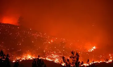 Mersin’deki yangına müdahaleler sürüyor: 90 hane boşaltıldı! #mersin