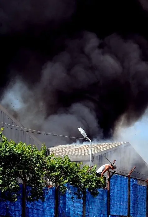 Hatay’da Suriyeli mültecilerin kampında yangın