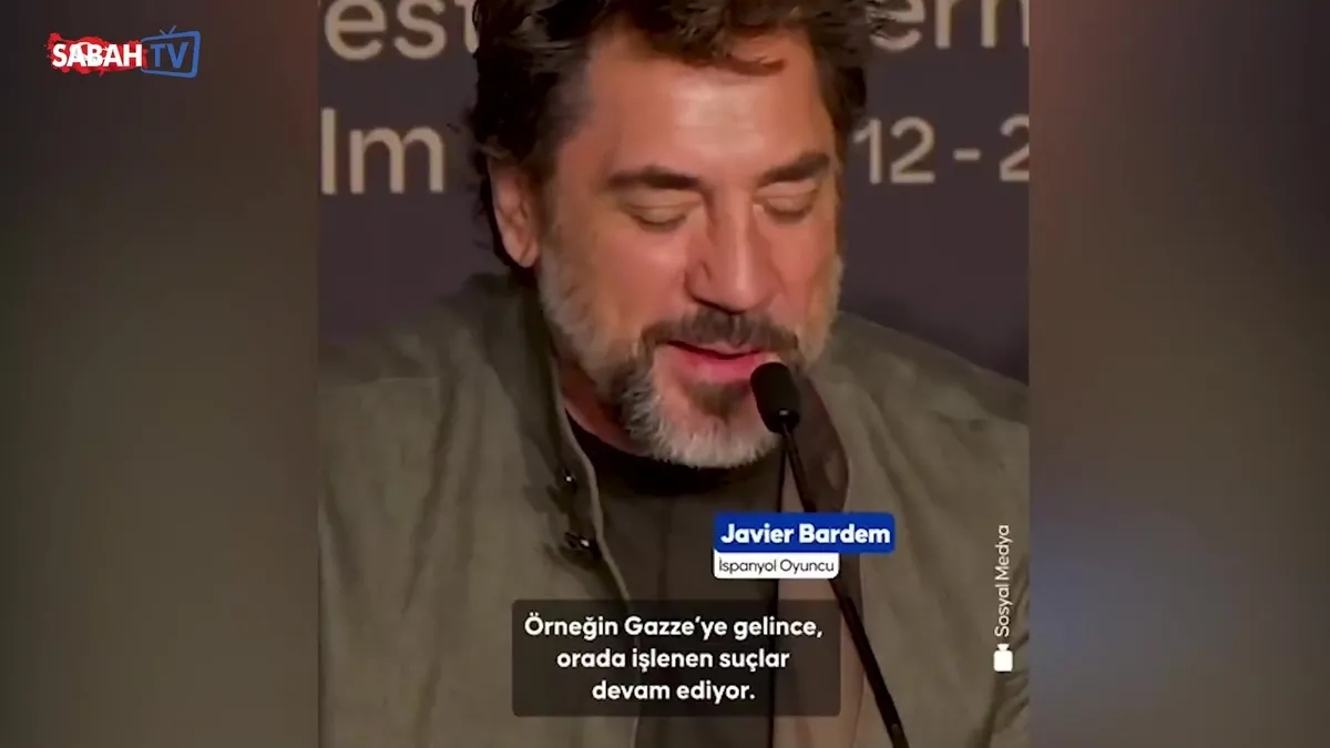 Javier Bardem’den Gazze’de işlenen soykırıma ilişkin açıklama: Soykırım bir gerçektir! videosunu izle Javier Bardem’den Gazze’de işlenen soykırıma ilişkin açıklama: Soykırım bir gerçektir! videosunu izle
