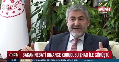 Bakan Nebati, Binance kurucusu ile görüştü | Video