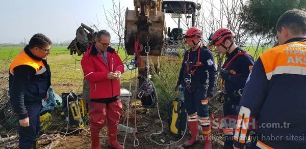 İzmir'de kuyuya düşen inek operasyonla kurtarıldı