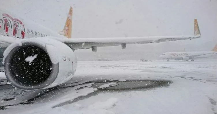 Sabiha Gökçen Havalimanı’nda kar kısıtlaması