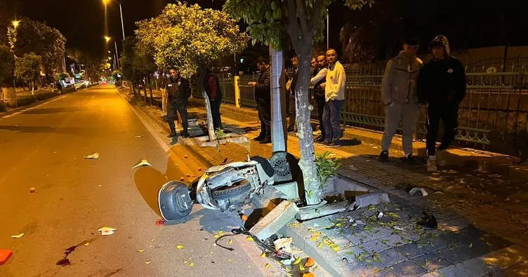 Fethiye’de motosiklet ağaca çarptı: 1 ölü, 1 yaralı