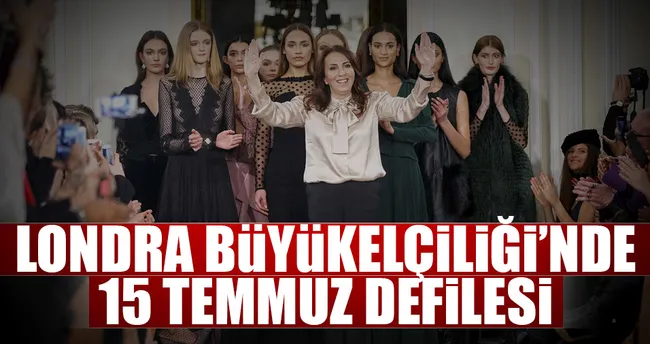 Londra Büyükelçiliği’nde 15 Temmuz defilesi