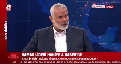 Hamas’ın Siyasi büro Başkanı İsmail Haniye Türkiye ile mükemmel ilşkilerimiz var