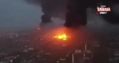 Şanghay’da petrokimya tesisinde yangın: 1 ölü | Video