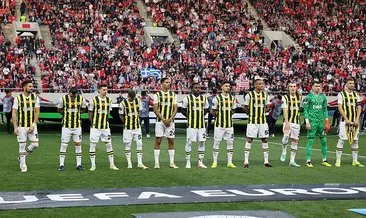 Fenerbahçe-Olympiakos maçı öncesi muhtemel 11 belli oldu