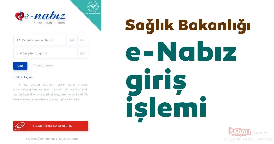corona test sonucu icin e nabiz girisi nasil yapilir saglik bakanligi e nabiz giris ile corona virusu koronavirus test sonuclari sorgulama ekrani saglik haberleri