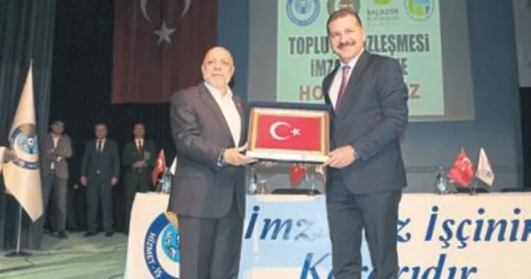 Balıkesir’de sözleşme sevinci