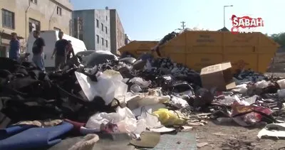 İzmir’in göbeğindeki çöp dağları vatandaşları canından bezdirdi!