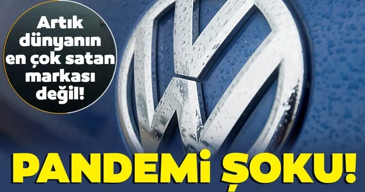 Volkswagen’e pandemi şoku! Dünyanın en çok otomobil satan şirketi ünvanını Toyota’ya kaptırdı