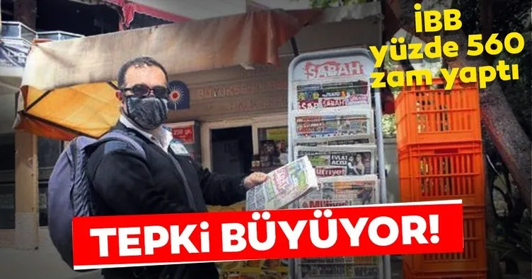 İstanbul’daki gazete bayilerinin yüzde 560 zam isyanı!