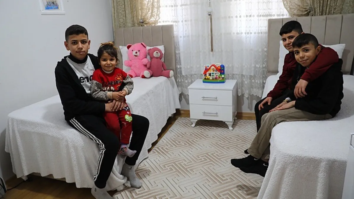 ‘Tayyip dedemiz sayesinde artık odamız var’